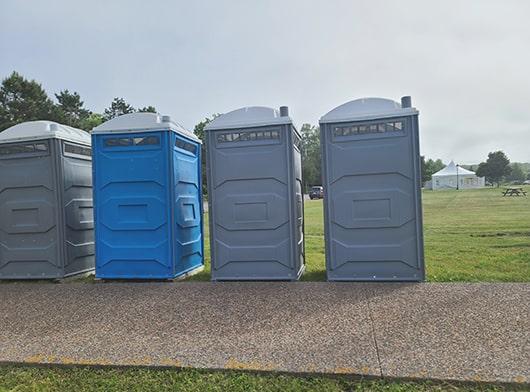 event restrooms offers a variety of portable toilet options including standard units, luxury units, and ada-compliant units